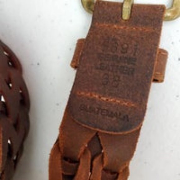 Brown Genuine Leather Belt size 38